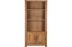 Schreiber Harbury Double Bookcase - Oak